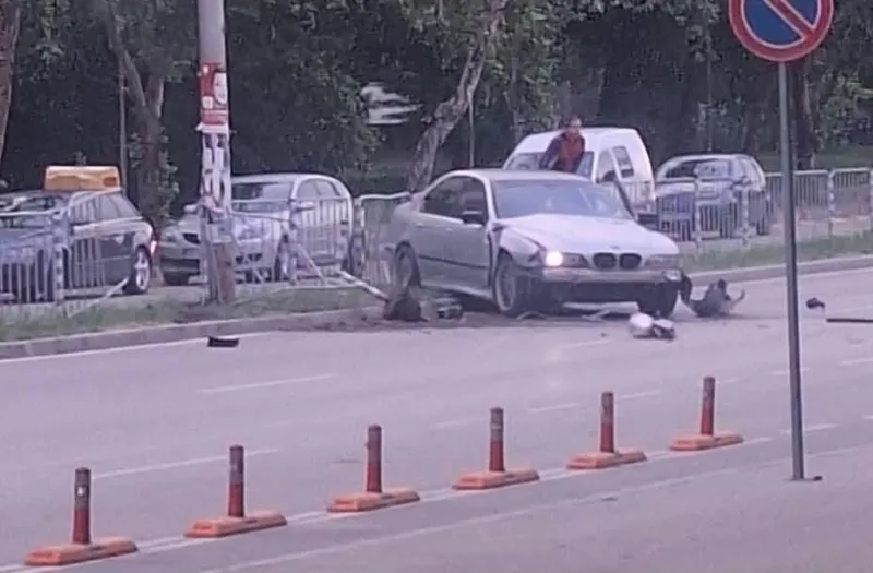 Във Видин дълго ще говорят за тази катастрофа с БМВ на бул. „Панония“