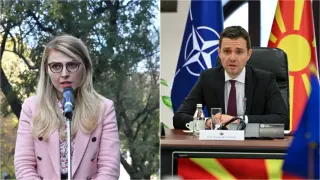 Македонският външен министър с остри забележки към новата си българска колежка