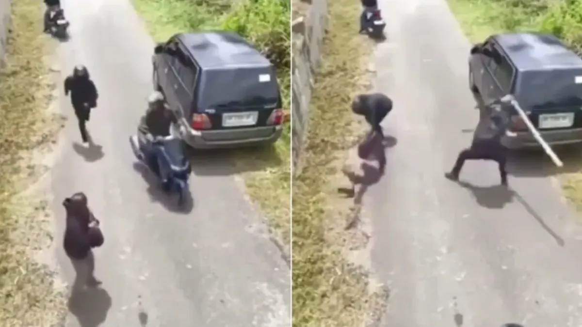 Двама мъже на мотоциклет се опитали да ограбят минувач, но неуспешно