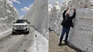 В средата на май: Снежната покривка в Турция достигна цели 7 метра Снимки