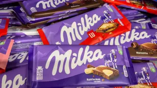 Milka "мами" със стара опаковка и по-малко шоколад
