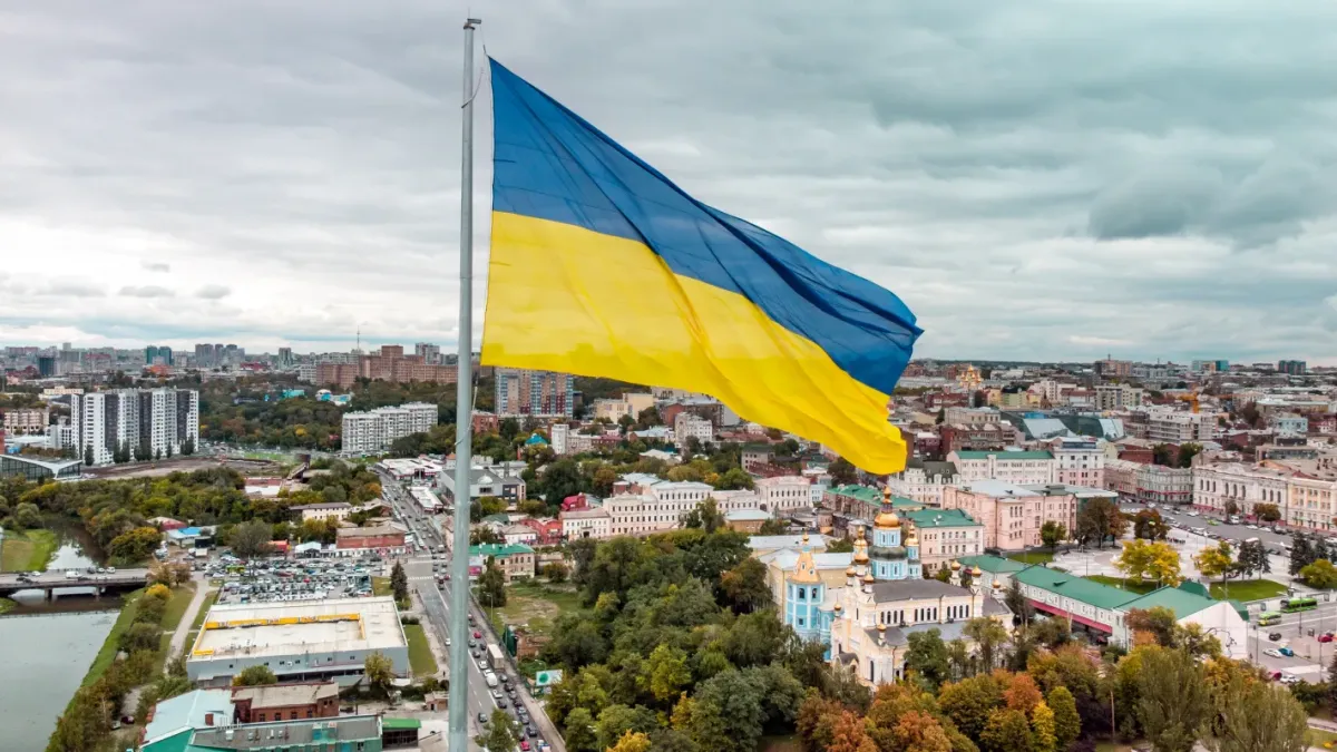 Свалиха украинския флаг в британско графство