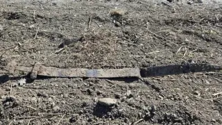 6-годишен ученик случайно намери меч на 1300 години