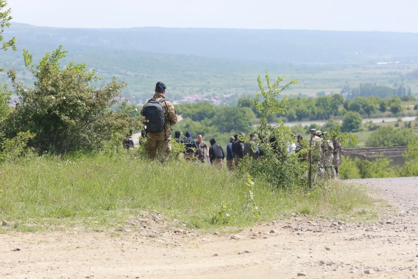 Български, американски и македонски военни показаха как се действа при безредици край Ново село