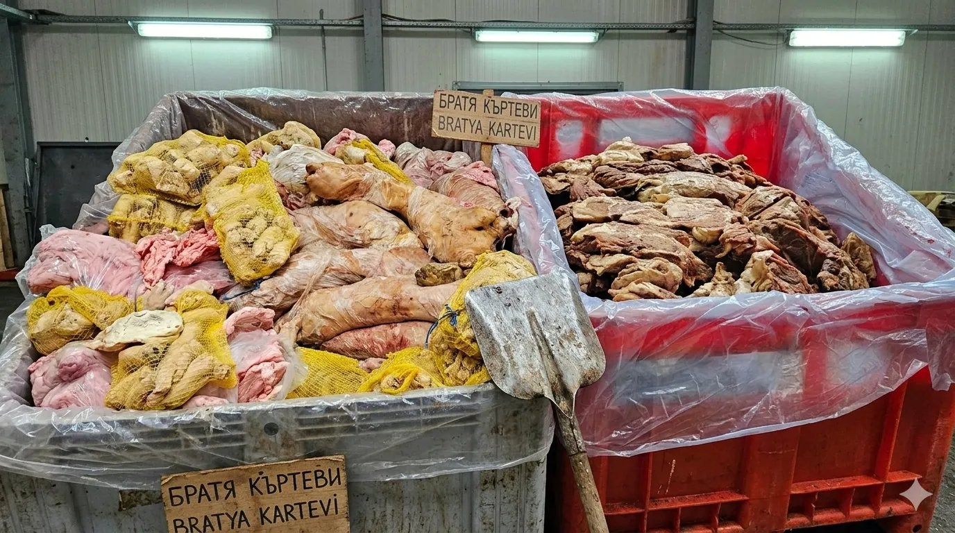 "Братя Къртеви" - това е фирмата, на която БАБХ затвори месокомбината и унищожи 36 т месо