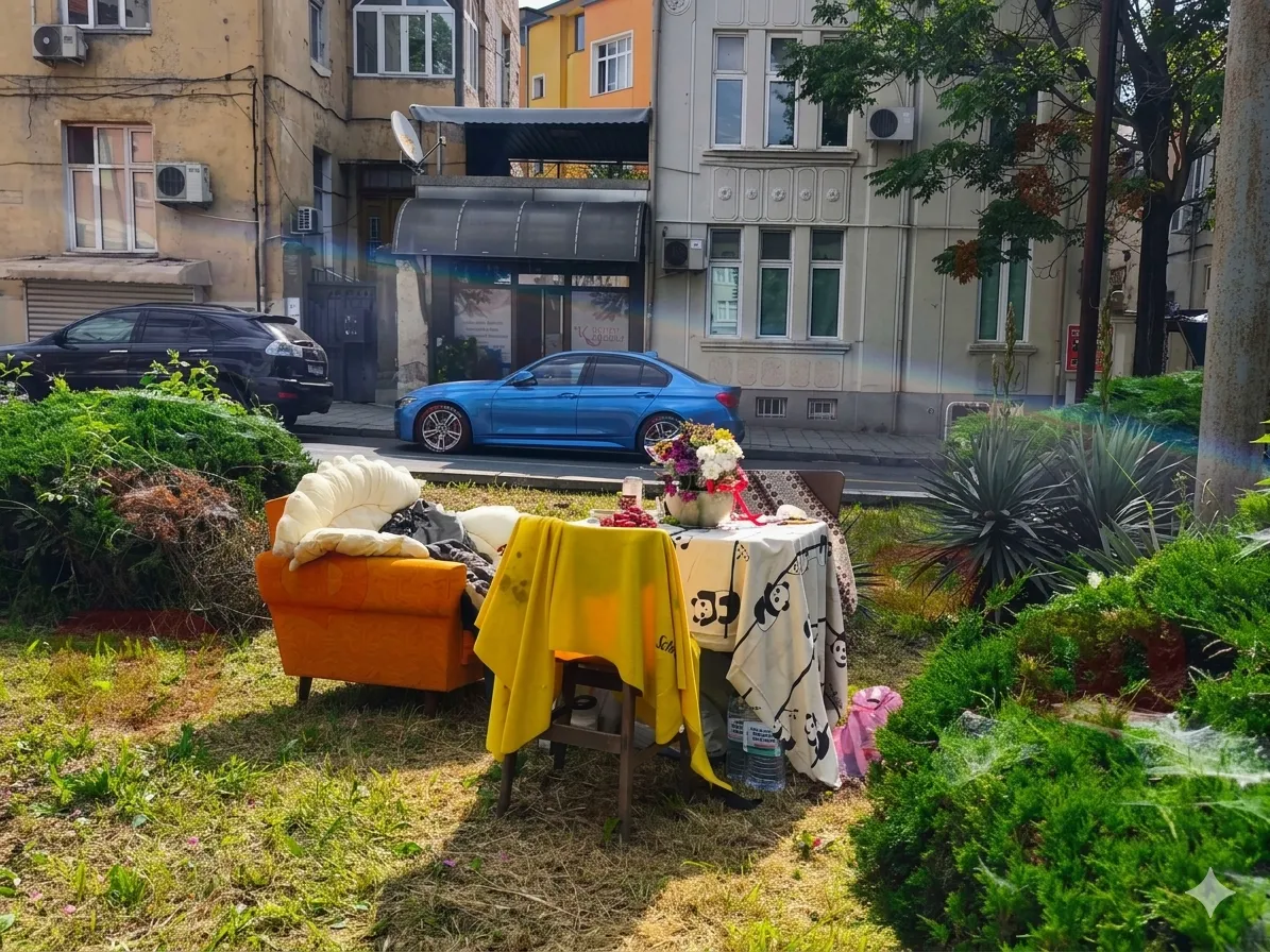Загадката „Доротея“ в центъра на Бургас Снимки