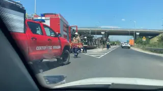 Цистерна се обърна край пътен възел „Скобелева майка“ в Пловдив