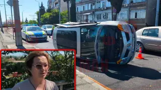 Елена се разсея за минута и предизвика голямо ПТП в Бургас