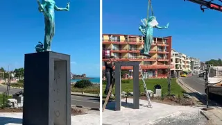 Созопол открива монументалната скулптура „Спасителят“