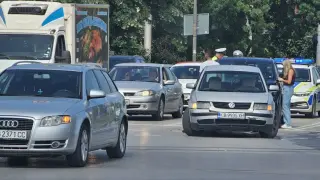 Верижна катастрофа при тунела „Люлин“ в София