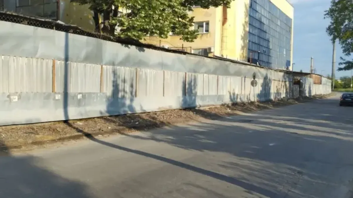 Работници вървят по пътя заради обрасли тротоари в индустриалната зона на Пловдив Снимки
