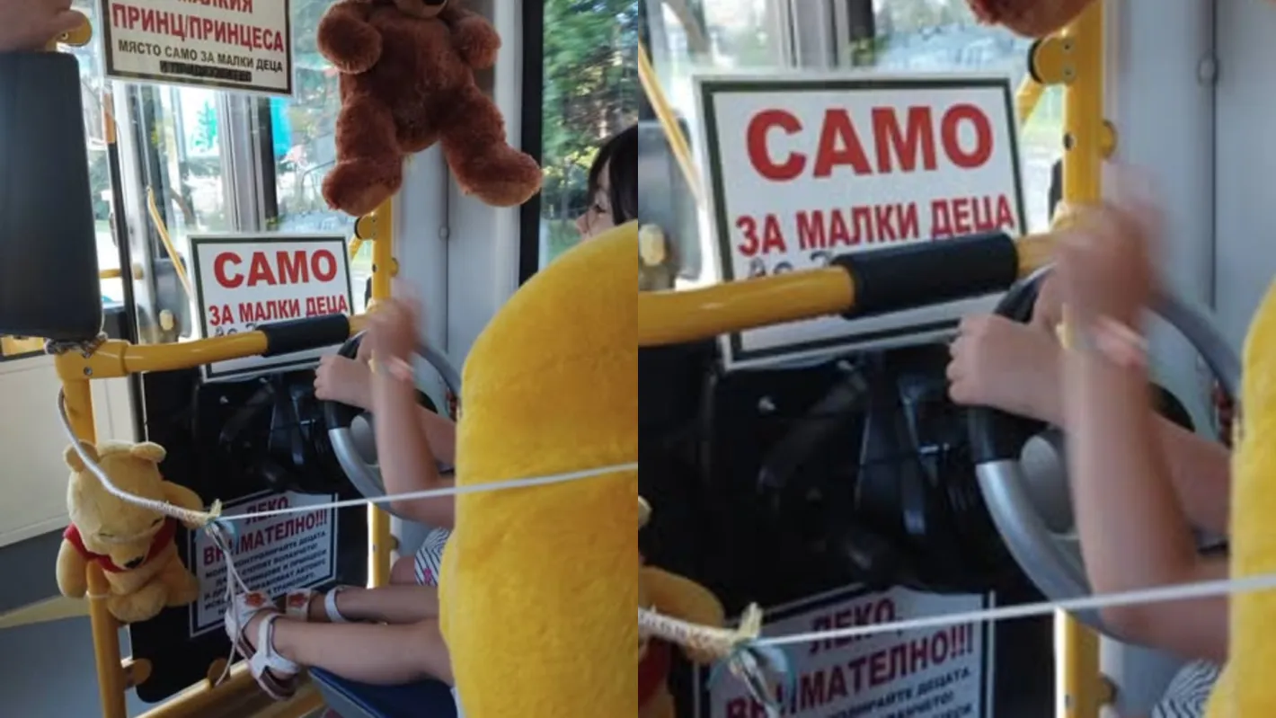 Шофьор превърна пътуването за децата в автобус във Варна в приказка