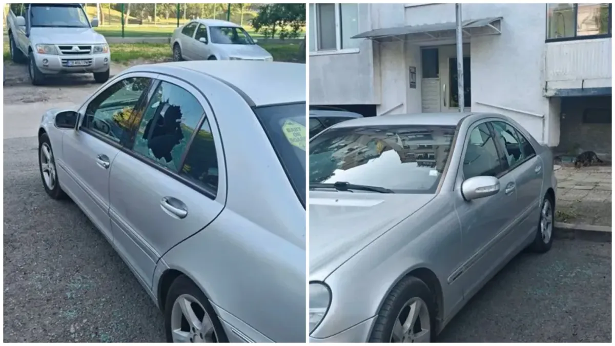 Апаш потроши кола край детска градина в София