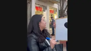 Дадоха на българка да напише думи за трети клас на дъска, издъни се много