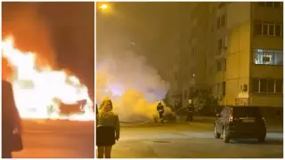 Среднощният пожар в София: Очевидци разказаха какво точно се е случило