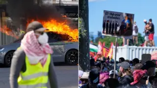 Сблъсъци и палежи в Женева преди срещата на Г-7: Масови протести срещу Тръмп и световните лидери