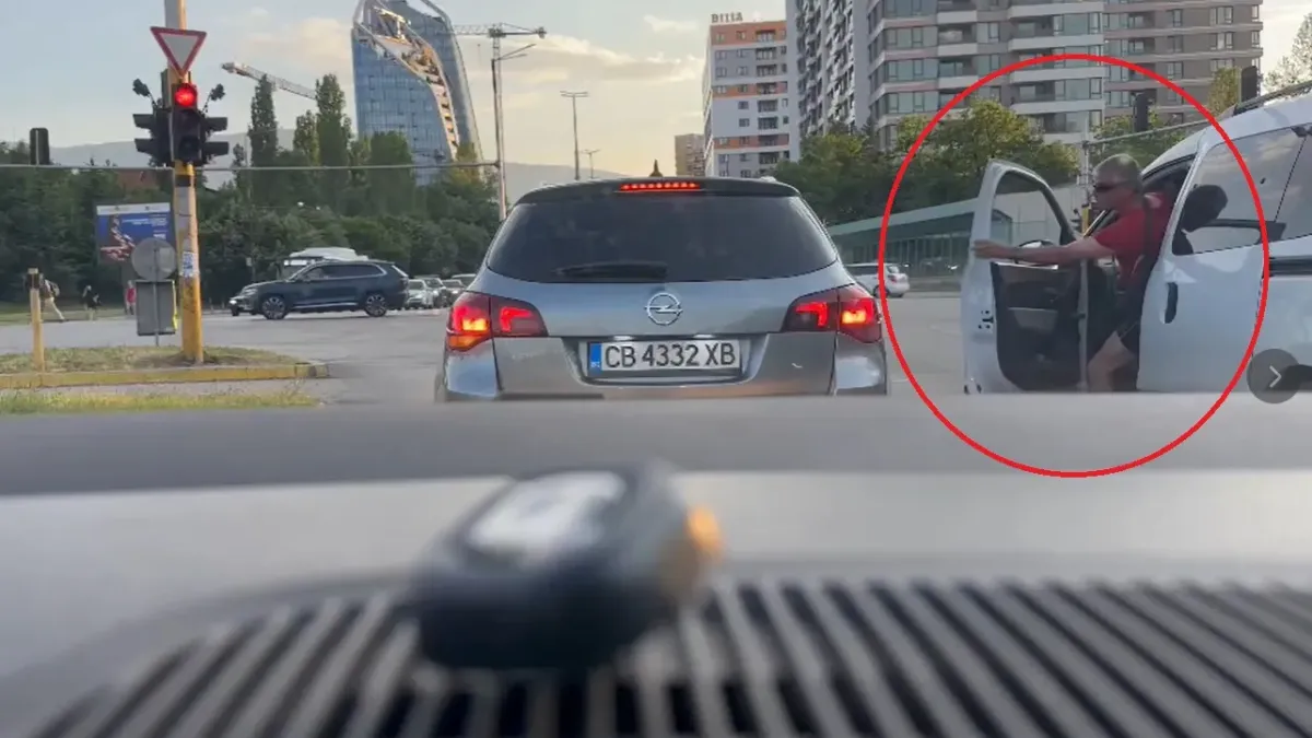 Екшън между шофьори на ключов столичен булевард Видео