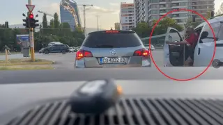 Екшън между шофьори на ключов столичен булевард Видео