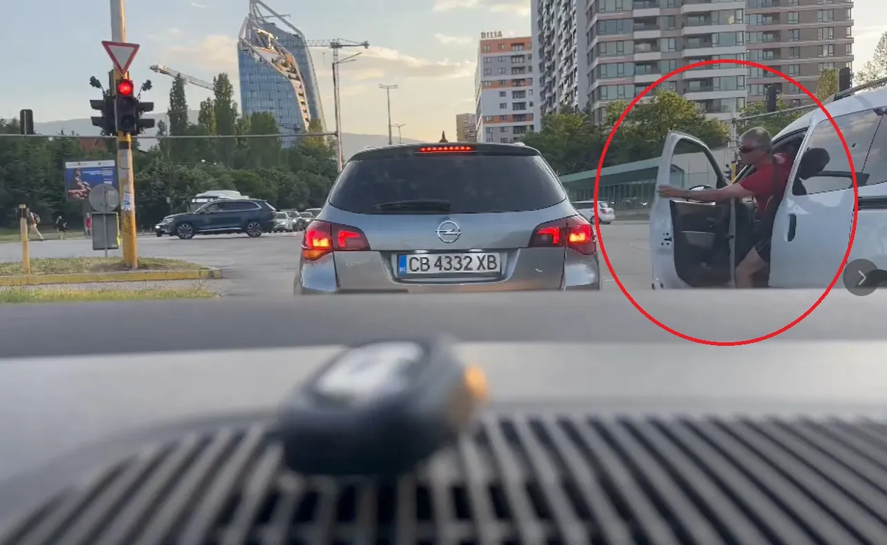 Екшън между шофьори на ключов столичен булевард Видео