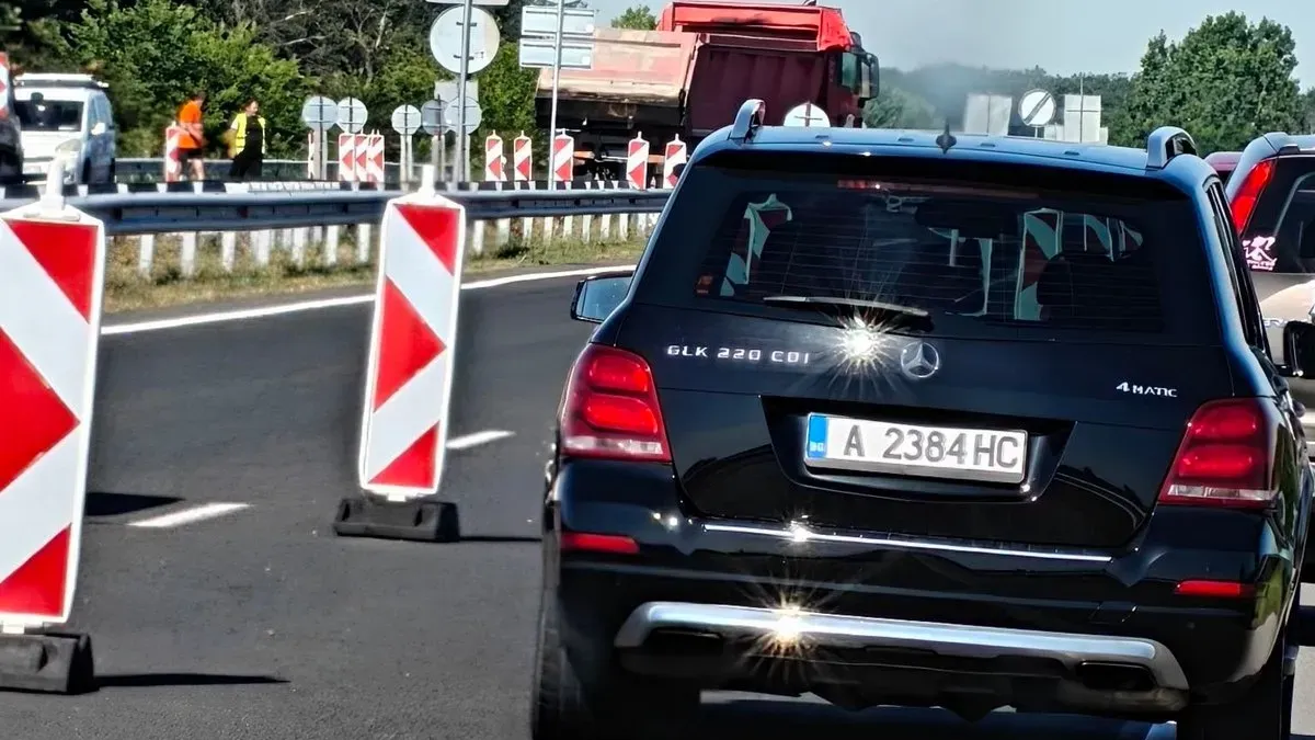 Бургаски джип от АМ "Тракия" разбуни духовете: В нарушение ли е или има право да изпреварва?