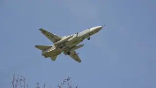 Бомбардировач Су-24М се разби в Украйна, екипажът загина на място