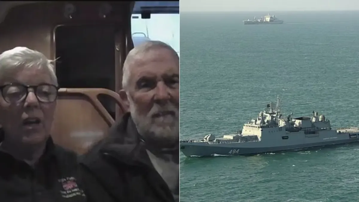 Двойка пенсионери на почивка - ето по кого е стрелял „Адмирал Григорович" в Ламанша