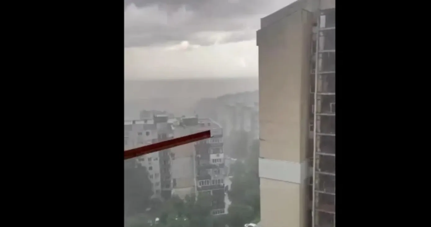 Жесток порой и градушка удариха Стара Загора