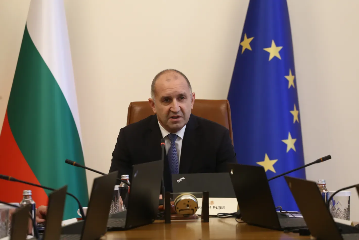 Румен Радев, министър-председател на Република България,
