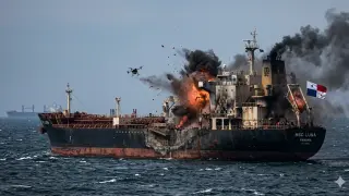 Дрон удари кораб в Черно море, има жертви