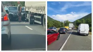 Катастрофа между лек автомобил и тир блокира главен път Е-79 при Кресна