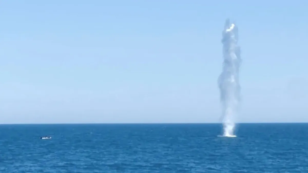 Военните се вдигнаха заради дрон в морето до Кранево