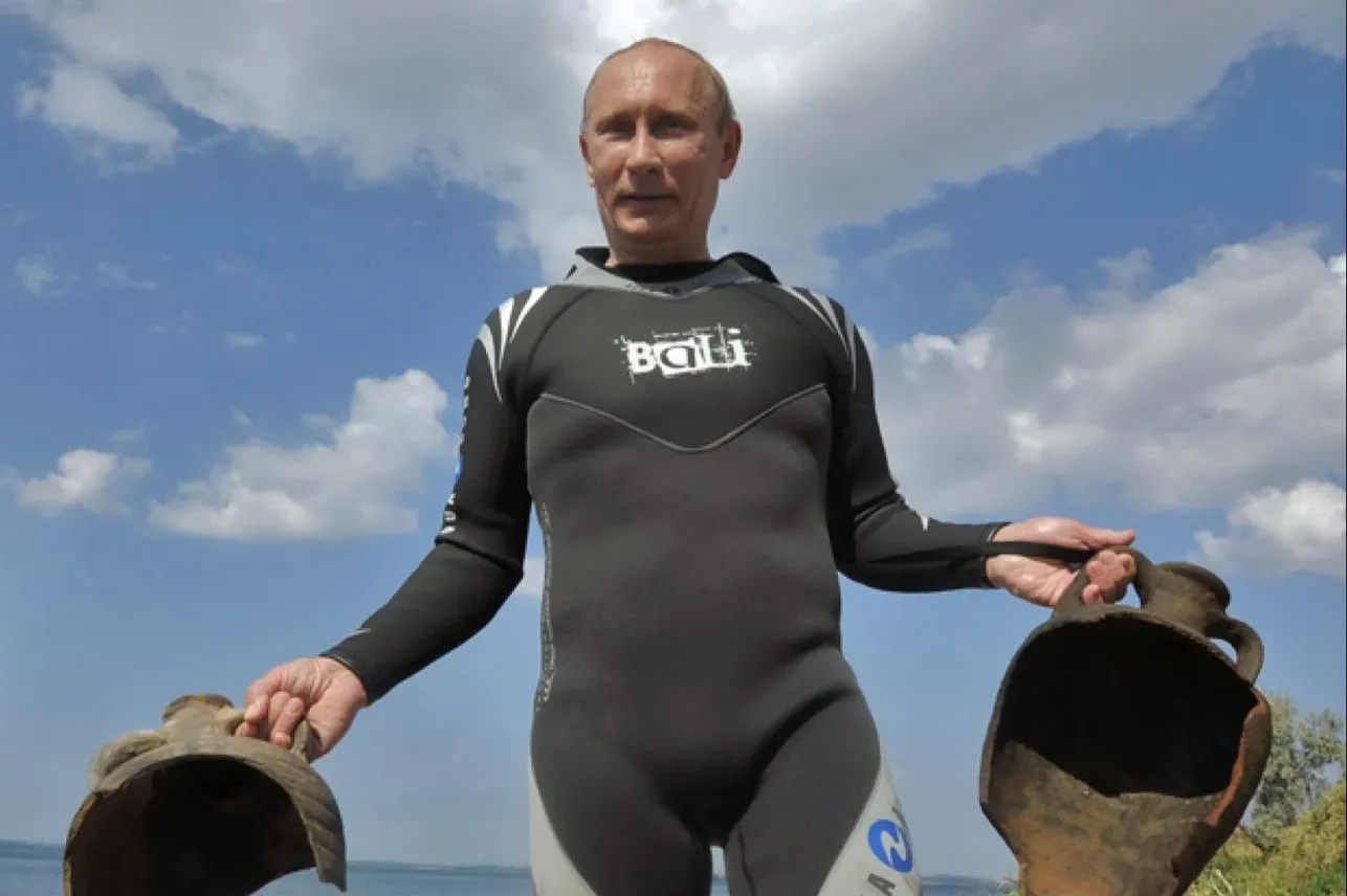 Гмуркането на Путин за амфори в Черно море през 2011 г. е било постановка
