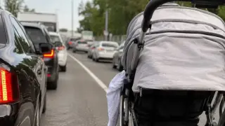 Протестна блокада не пропусна семейство с болно дете до лекар