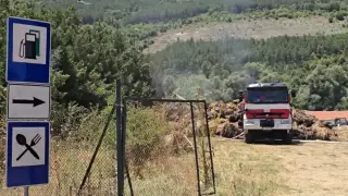 Пожар на бали до бензиностанция „Газпром“ в Благоевград, полицията разследва