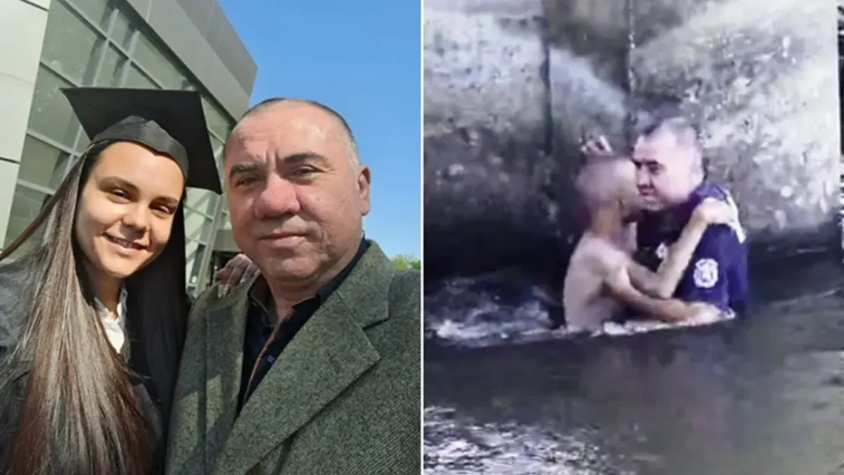 „Гордея се с теб“: дъщерята на полицая, спасил дете от удавяне, с трогателно послание