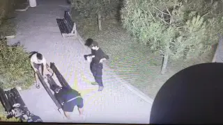 Камери заснеха тийнейджъри да чупят пейка в Борисовата градинка в Бургас