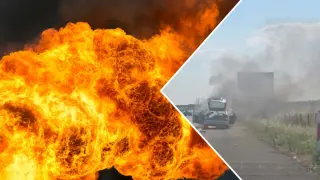 Автомобил се запали на АМ „Тракия“ в посока София