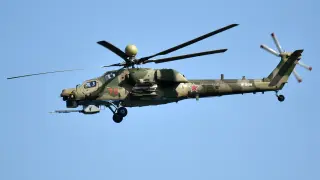 Украйна свали руски боен хеликоптер "Нощен ловец" на територията на Русия
