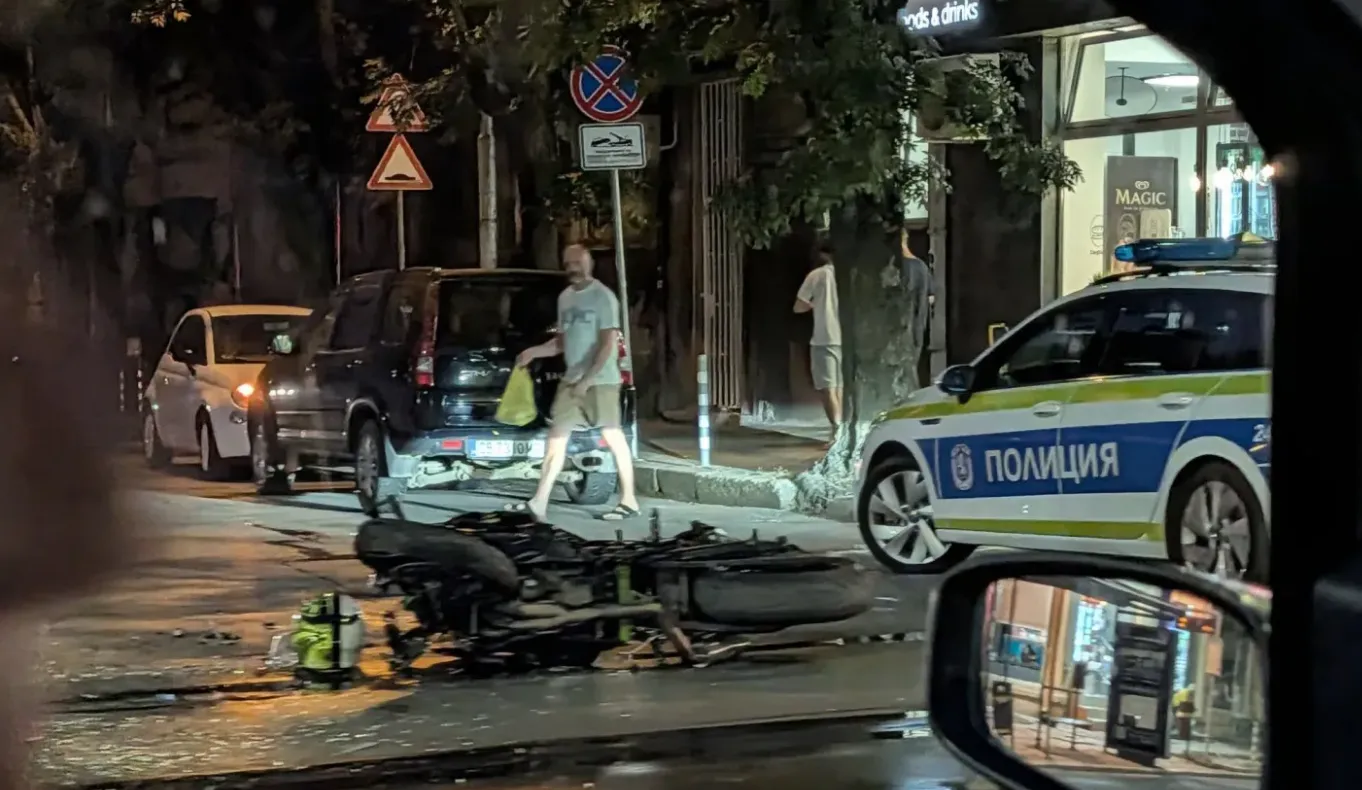 Задържаха избягалия шофьор, блъснал моторист в София, оказа се, че никога не е имал книжка