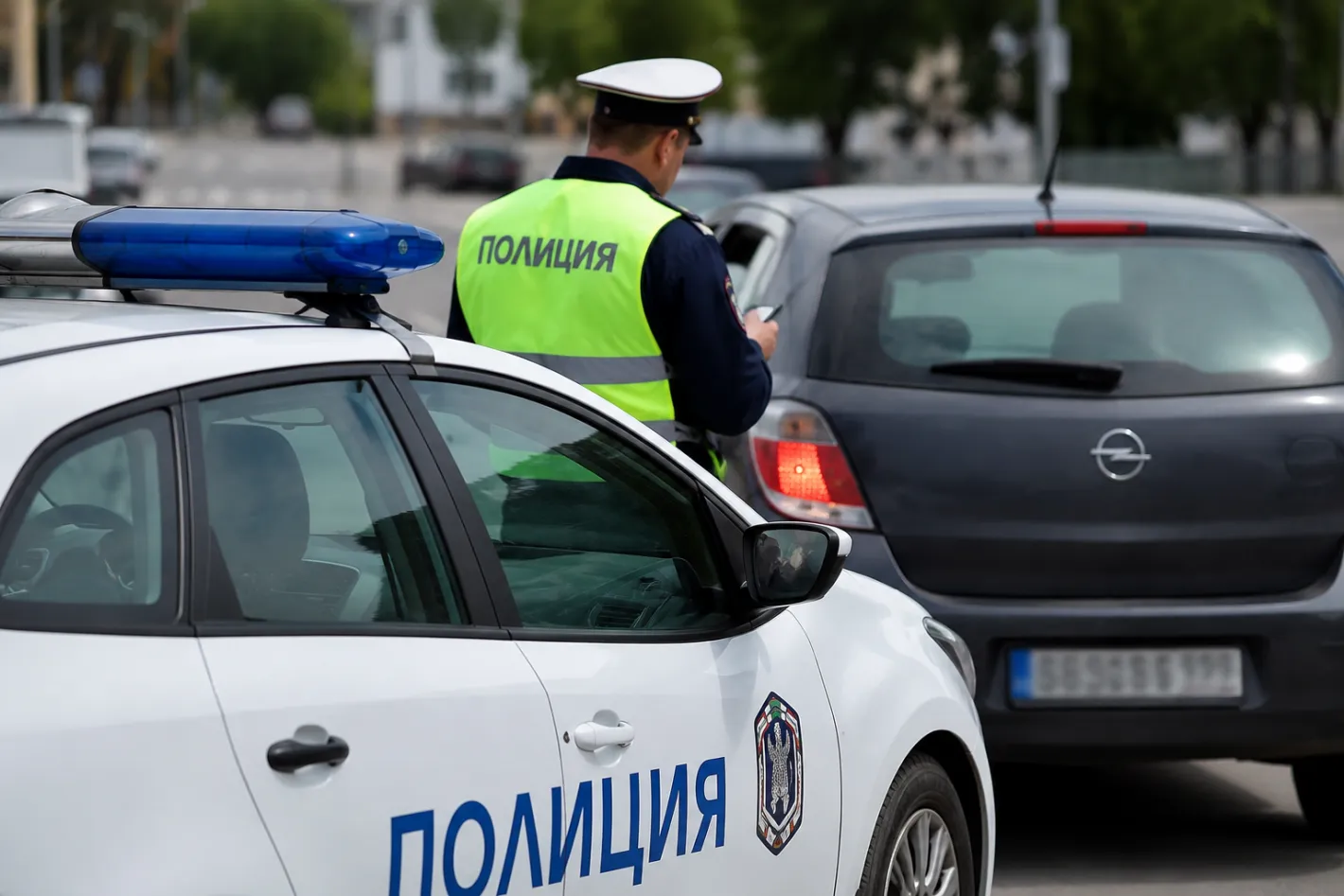 Полицията хвана двама шофьори с табели от други автомобили