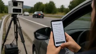 Електронен фиш за превишена скорост се превърна в неприятна изненада за шофьорка от Варна