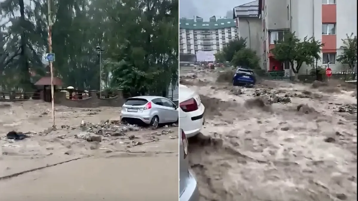Наводнение в Румъния след проливни дъждове - двама души пострадали