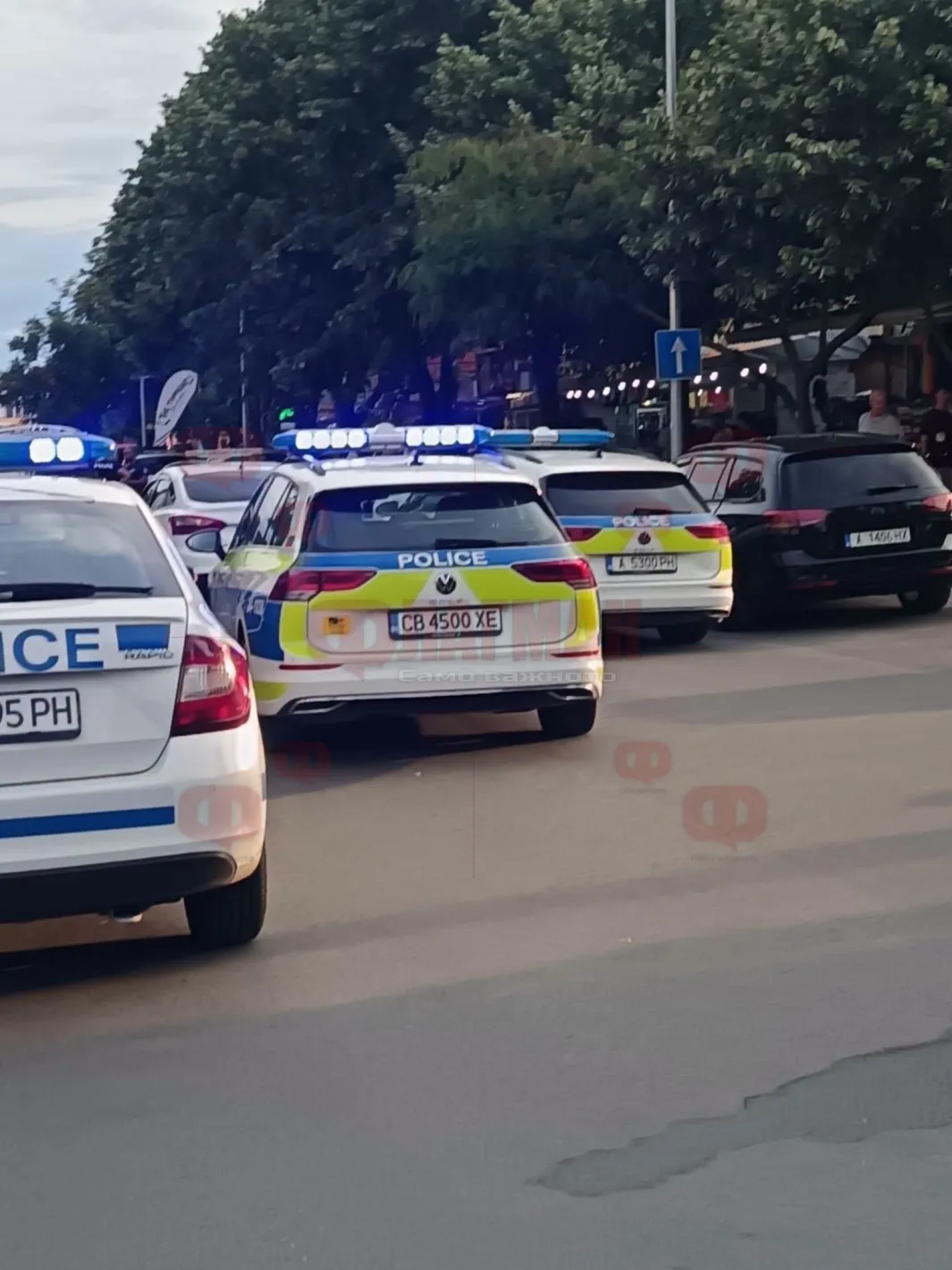 Полицейска патрулка се удари в бягащ „Фолксваген Джета“ край Равда, у водача открили метамфетамин