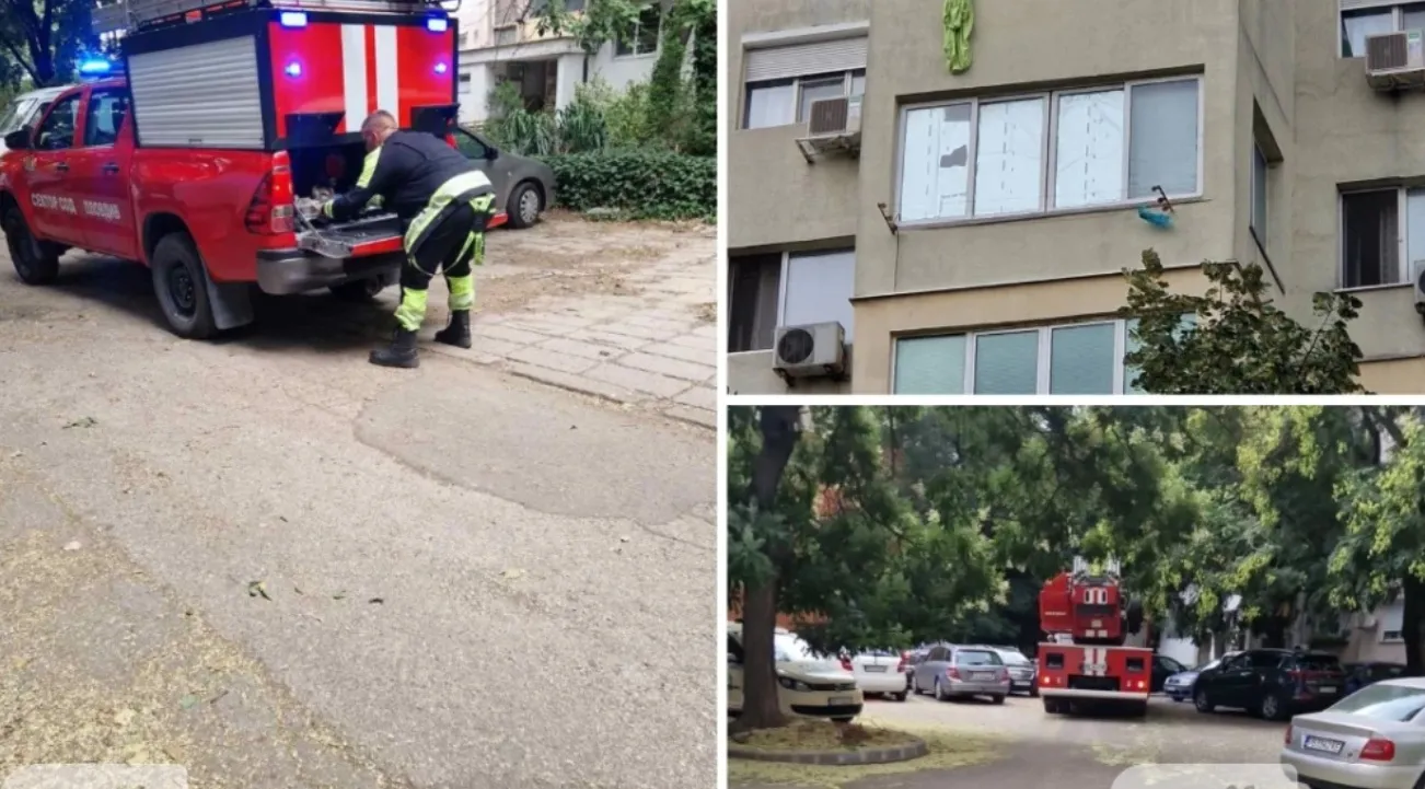 Жена се заключи на терасата на дома си в Пловдив, докато детето ѝ спеше вътре