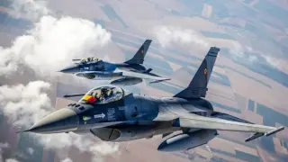 Румънски F-16 свали трети дрон над Черно море