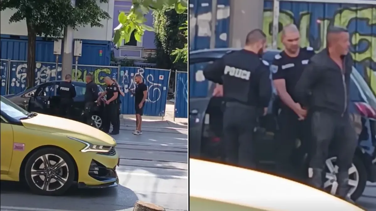 Полицейска акция и арест посред бял ден до бившия "Син Сити" в София предизвика вълна от коментари