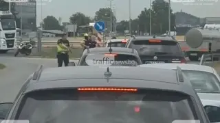 Полицейска акция на Пазарджишко шосе в Пловдив: мъж задържан с насочени оръжия
