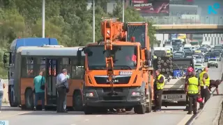 „Столичен автотранспорт” излезе с нова информация за автобуса, скъсал мантинела в София