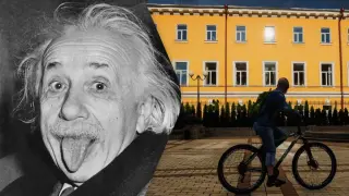 Айнщайн и истинската история зад известната метафора за живота и велосипеда
