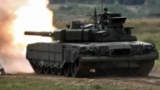 Русия показа нова версия на Т-80БВМ с усилена защита срещу дронове